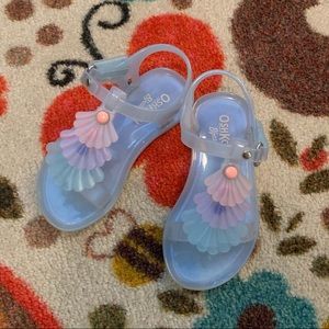 Osh Kosh Seashell Jelly Sandals Toddler 8
